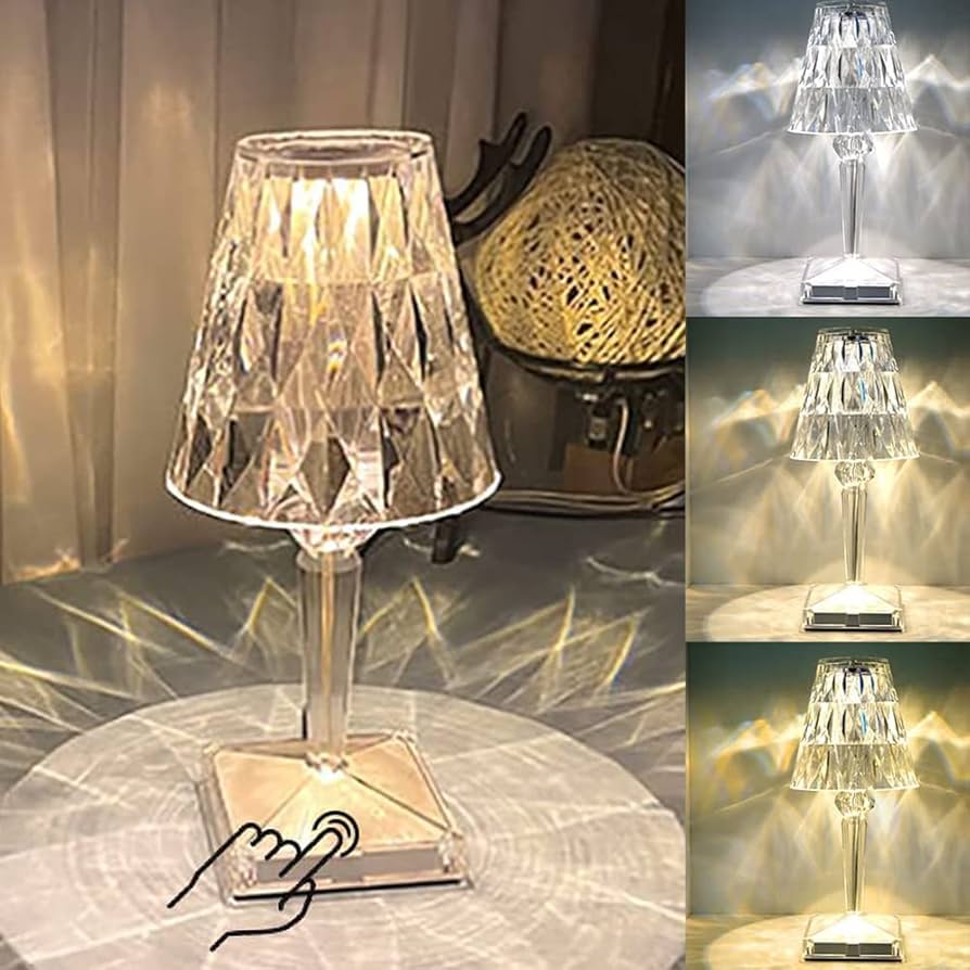 16 Colors Crystal Touch Lamp – Elegance Meets Modern Living